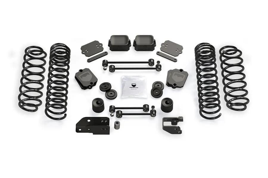 18c Jeep Wrangler JL 4dr: 3.5in Coil Spring Base Lift Kit – no Shocks
