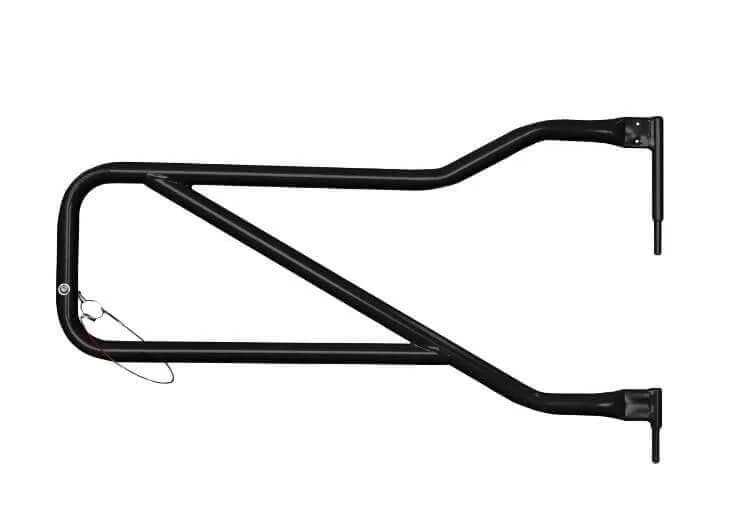 Steinjäger Doors Wrangler JK 2007-2018 Trail, Tubular Style Front Doors Black