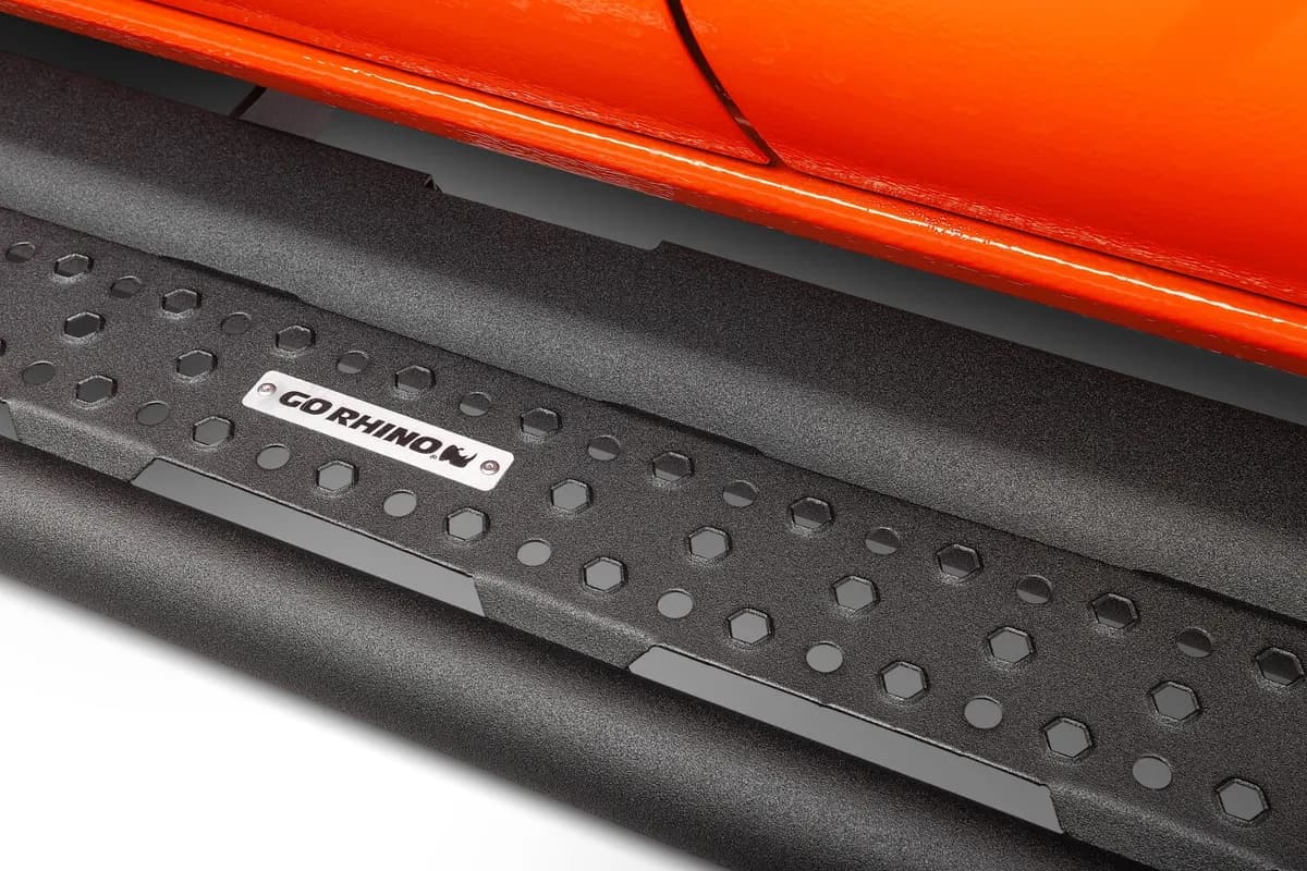 Go Rhino D64416T - Dominator Xtreme D6 SideSteps With Mounting Bracket Kit - Textured Black