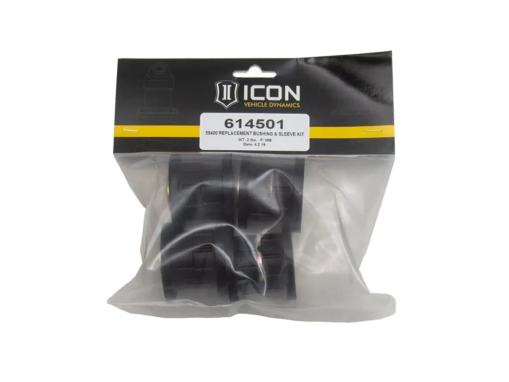 ICON 1996-2004 Toyota Tacoma/1996-2002 Toyota 4Runner, Tubular UCA Replacement Bushing & Sleeve Kit