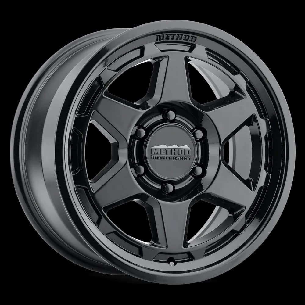 MR708 HD Bead Grip 18x9 40mm Offset 6x5.5 92.25mm Centerbore Gloss Black