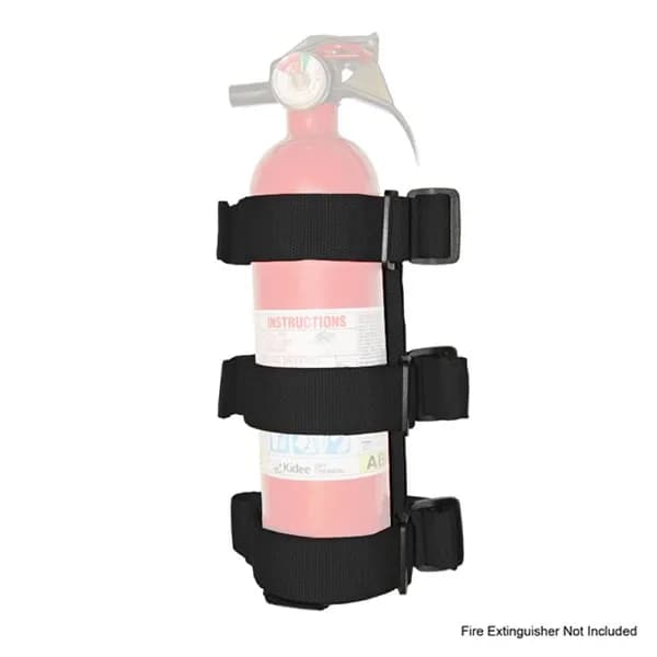 Rugged Ridge Fire Extinguisher Holder Sport Bar Black; 5519 Jeep Cj/Wrangler/Gladiator