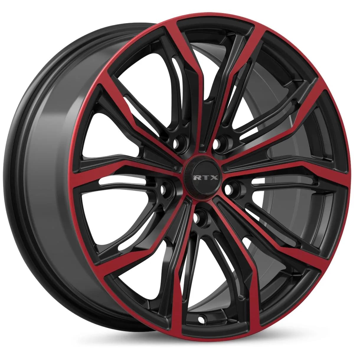 Black Widow 18x8 5x114.3 Et42 Cb73.1 Gloss Black Machined Red
