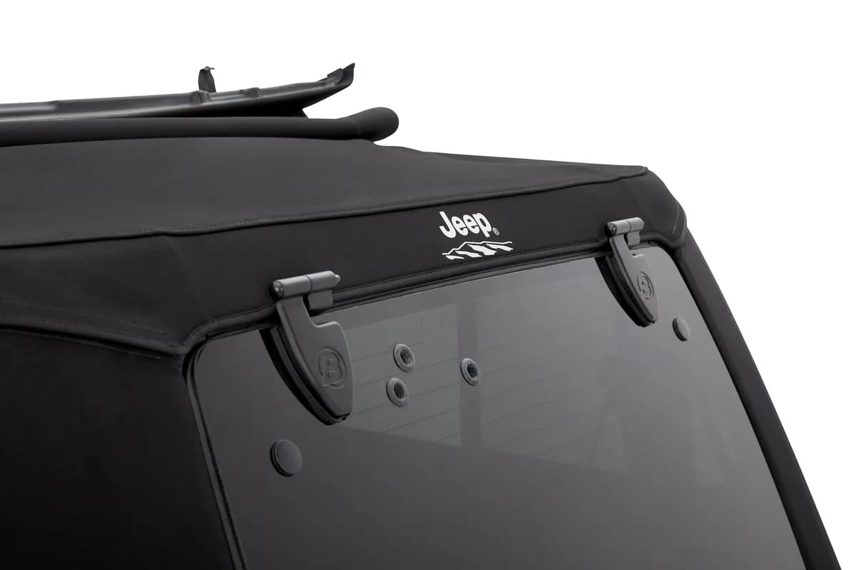 Jeep Trektop Pro - Jeep 07-18 Wrangler JK 4-Door (Premium Black Twill) Bestop