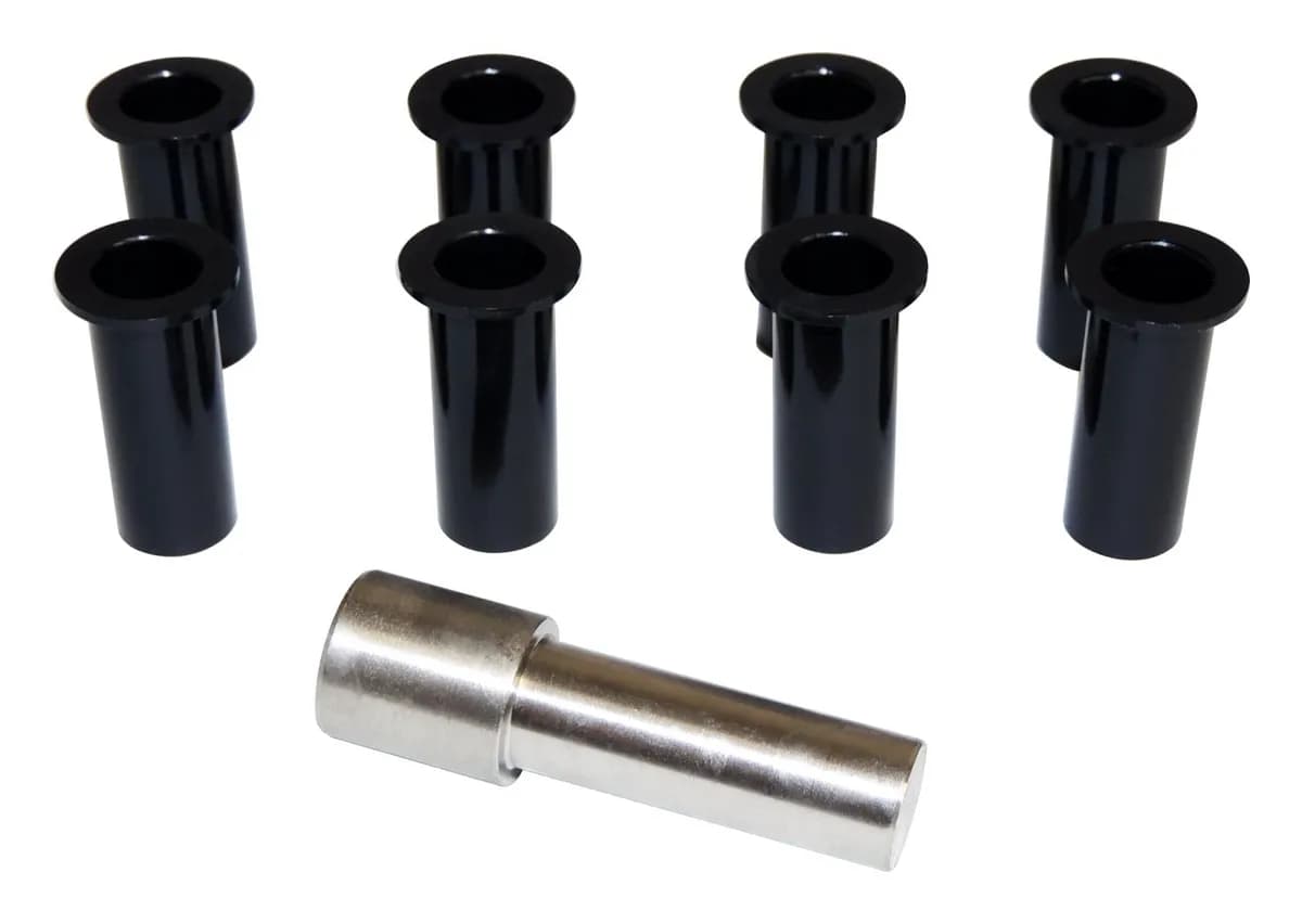 Door Hinge Delrin Bushing Kit For 0718 Jeep JK Wrangler w/ 4 Doors (8 Bushings)