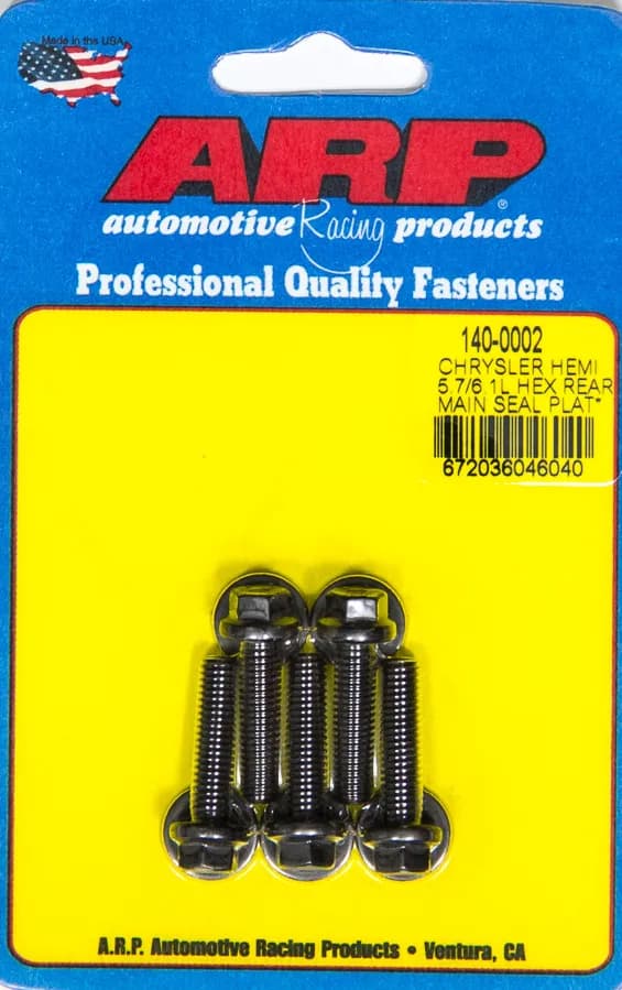 Chrysler Hemi 5.7/6.1l Hex Rear Main Seal Plate Bolt Kit