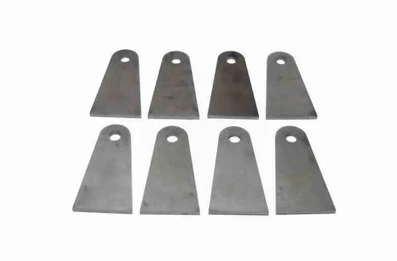 Steinjäger Tabs and Clevises, Weld On 4 Link Tab and Clevis Kits 0.500 Bore Straight Mount 8 Straight Tabs Two Link Suspension