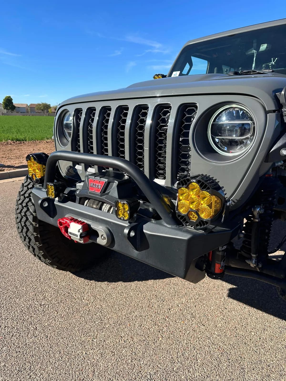 Crusher Front Bumper w/ Bull Bar for Jeep JL / JT Gladiator