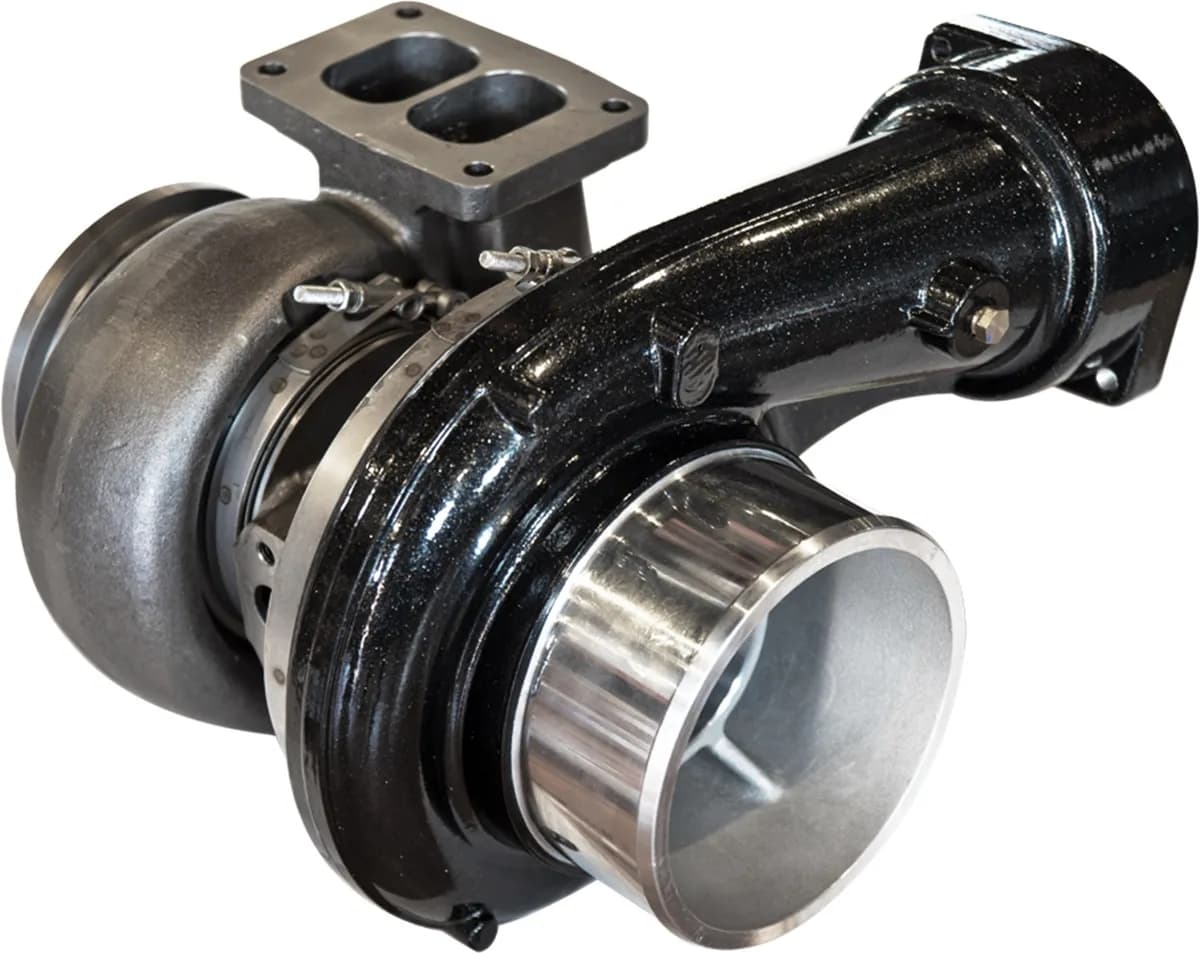 Bully Dog Stage 1 Turbo 1.32 AR 400-625hp. wBillet Wheel OEM replacement turbo for Caterpillars 3406B 3406C 3406E C15 and C16 1989-2003