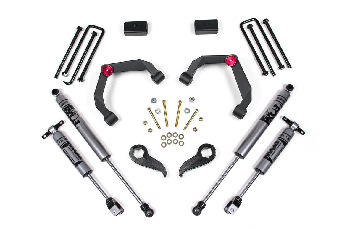 3 Inch Lift Kit | Chevy Silverado & GMC Sierra 2500HD (11-19) 4WD - Without Factory Overload / FOX 2.0 Adventure Series