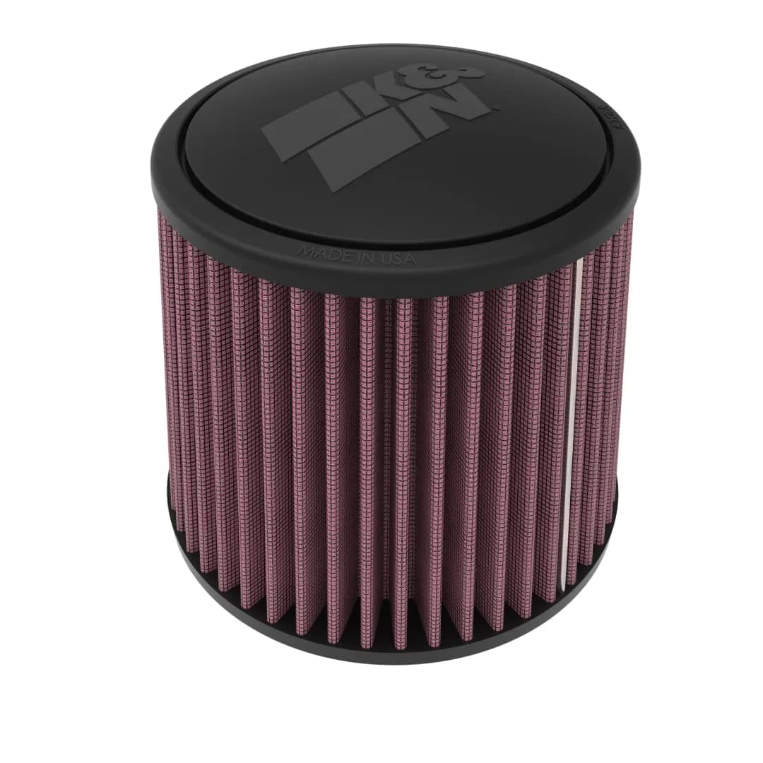 Universal Clampon Air Filter 3.25in id Round Tapered Red