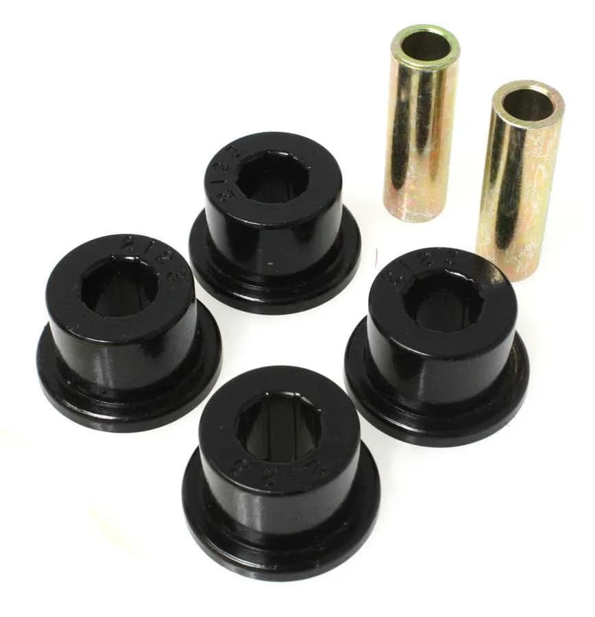 UNIVERSAL FLANGE TYPE BUSHING W/SLEEVEBLKPERFORMANCE POLYURETHANE1.51IN OD1/2IN ID