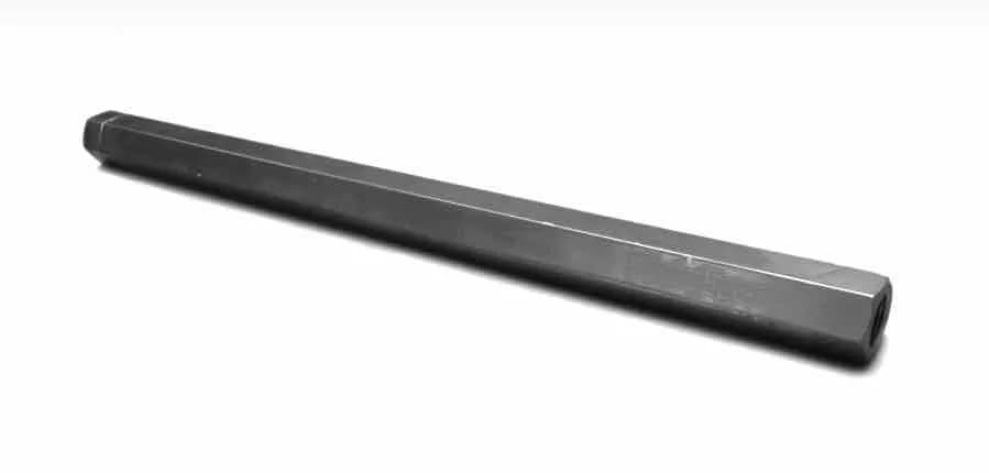 Steinjäger End LInks and Short LInkages Threaded Tubes M10 x 1.50 350mm Long Gray Hammertone Powder Coated Steel Tube