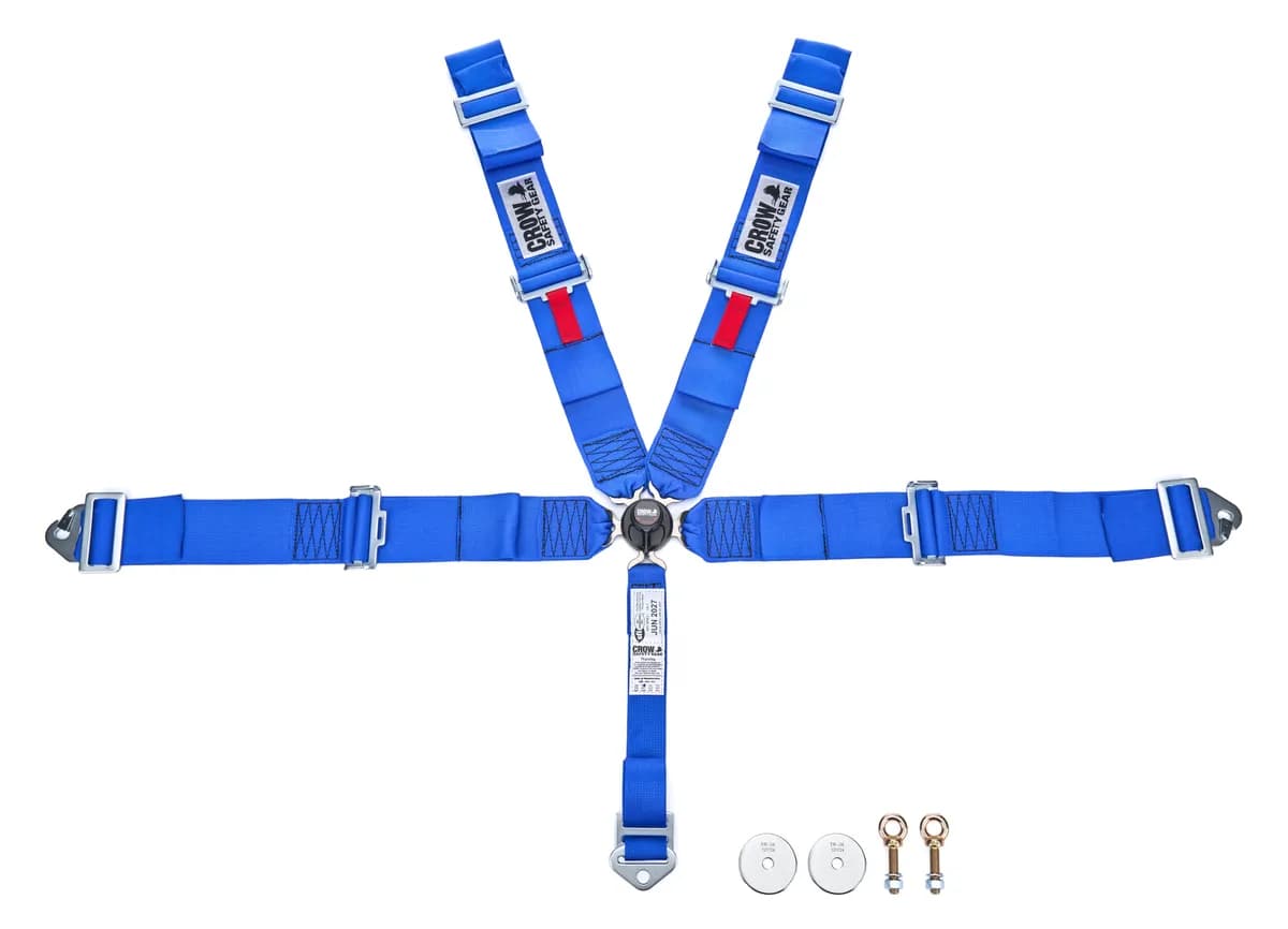 5-Way 3in Kam Lock 52in Lap Belt Pull-Up Clip-i