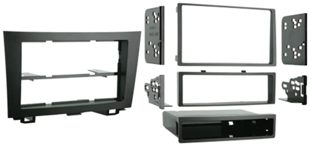 Turbokits; Radio Installation Kit; Incl. Instr./Hardware/Removable Storage Pocket/Snap-In Iso Mount System W/Custom Trim Ring; For Din or Two Single Din; Recessed Din Opening;