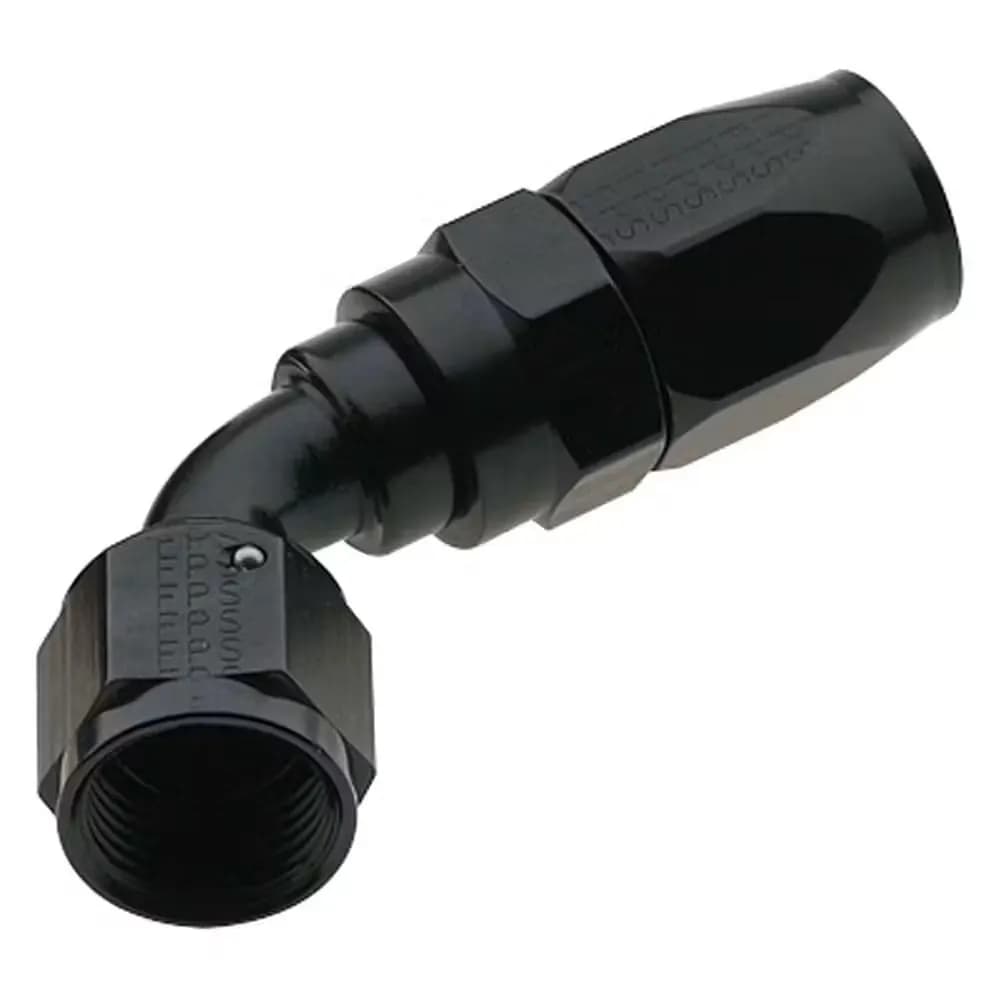 #12 Fem x #16 Hose 60 Deg Expanding Hose End Black