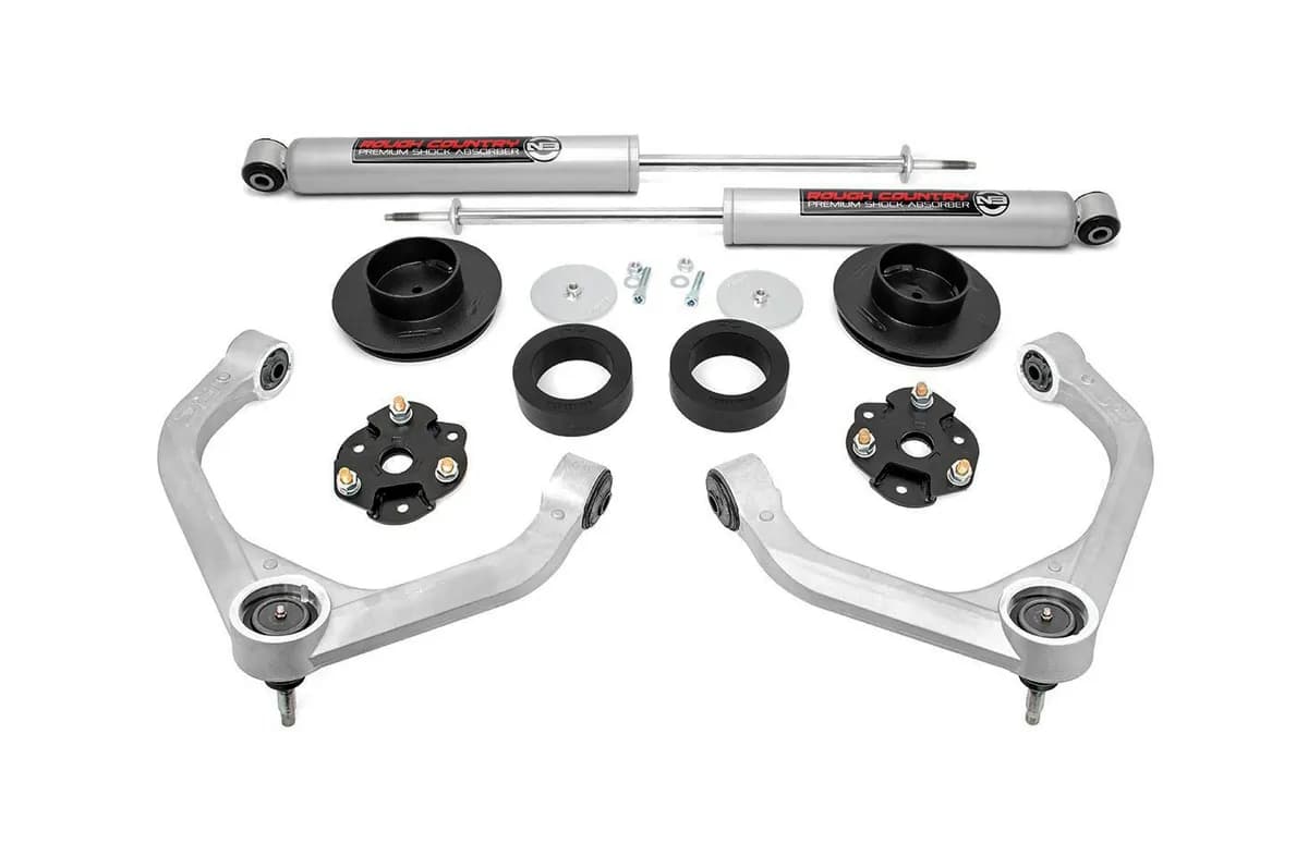 3.5in Dodge Bolt-On Lift Kit w Rear N3 Shocks 2019 Ram 1500 4WD