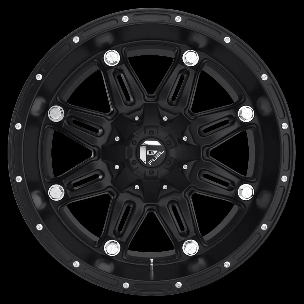 Aluminum Wheels 20X10 Hostage D531 5 On 114.3/5 On 127 Matte Black 78.1 Bore -18 Offset Fuel Off Road Wheels