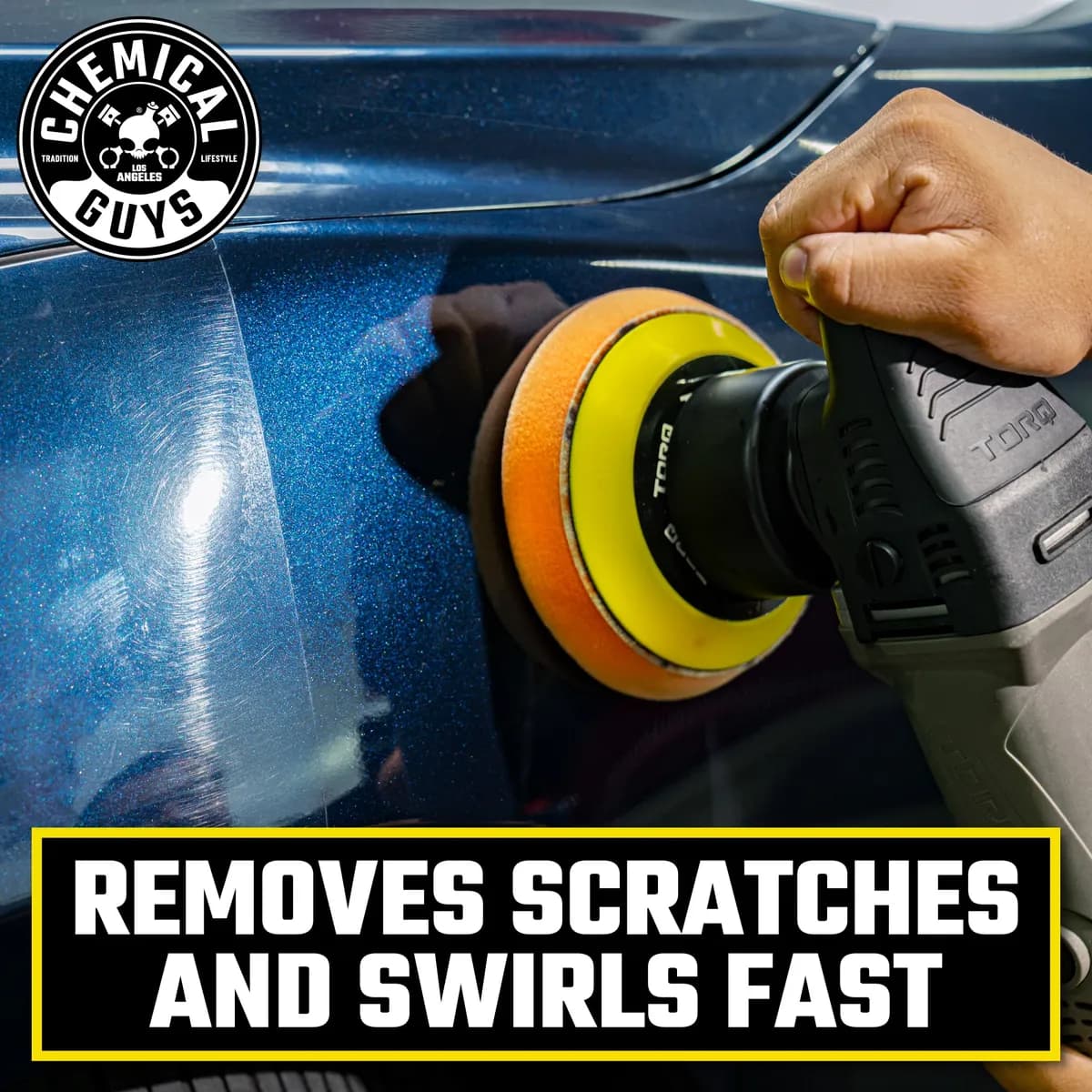 Dual Action/Random Orbital Polisher 5in Backing Plate680w Electric Motor;opm:12004200;8mm Throw