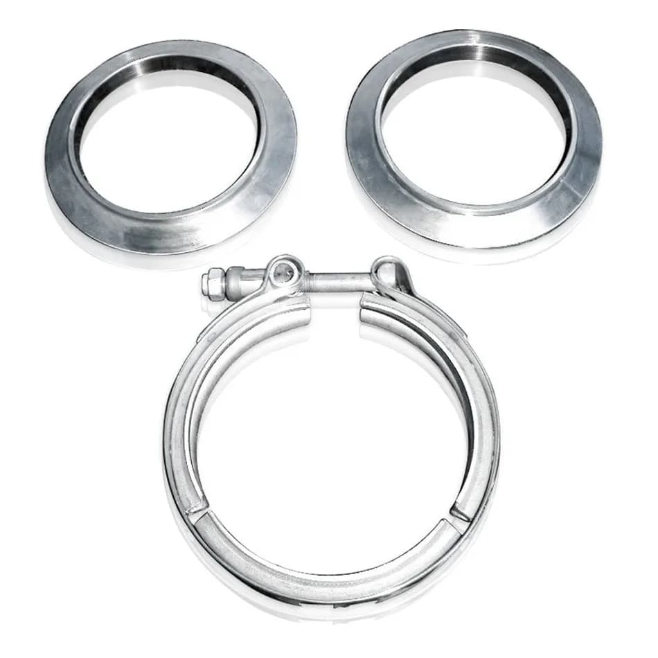 Stainless Works V Band SS Coupling Kit for 3 12in tubing