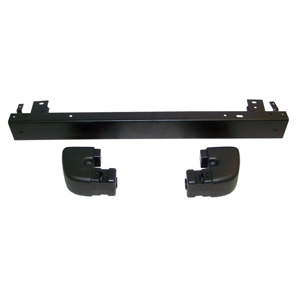 Rear Bumper Kit; Black; Incl. Bumper And 2 End Caps;