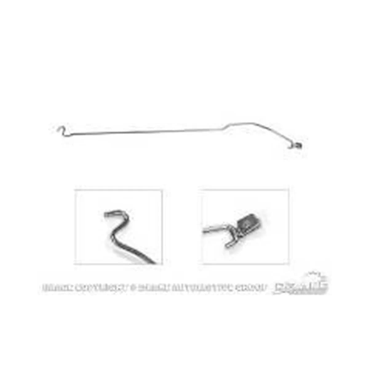 Drake Muscle Cars 05-09 Hood Prop Rod Stainless