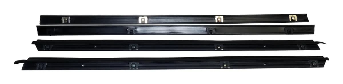 Inner & Outer Door Glass Weatherstrip Kit For 7695 Jeep YJ Wrangler & Cj57&8