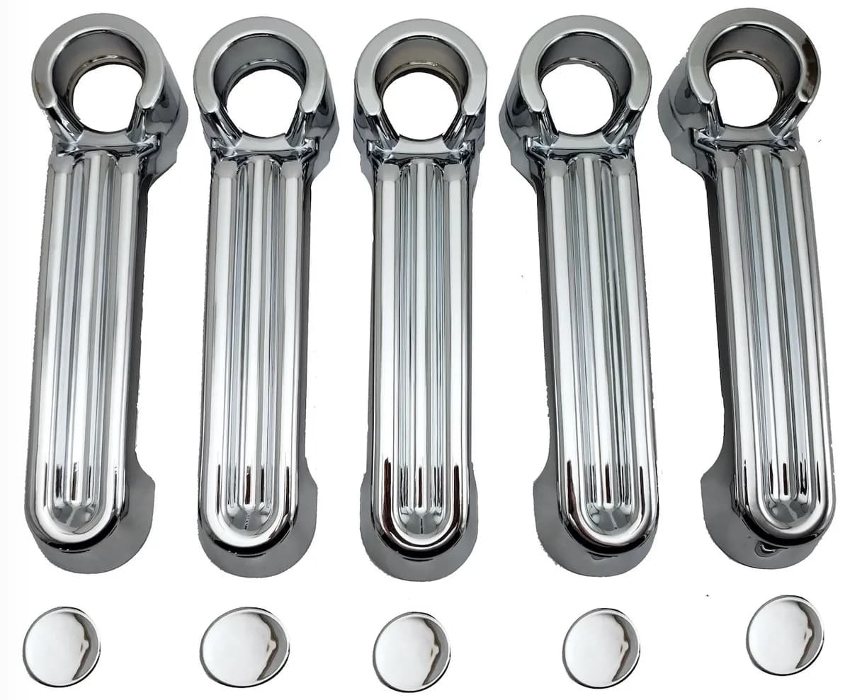 SteinjÃ¤ger Doors Wrangler JK 2007-2018 Handle Accents Silver
