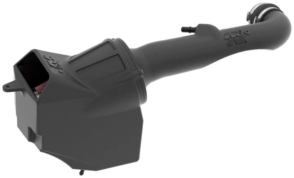 K&N Filters 63 Series Aircharger Kits Cold Air Intake - High-Flow, Roto-Mold Tube - JT/JL 3.6L