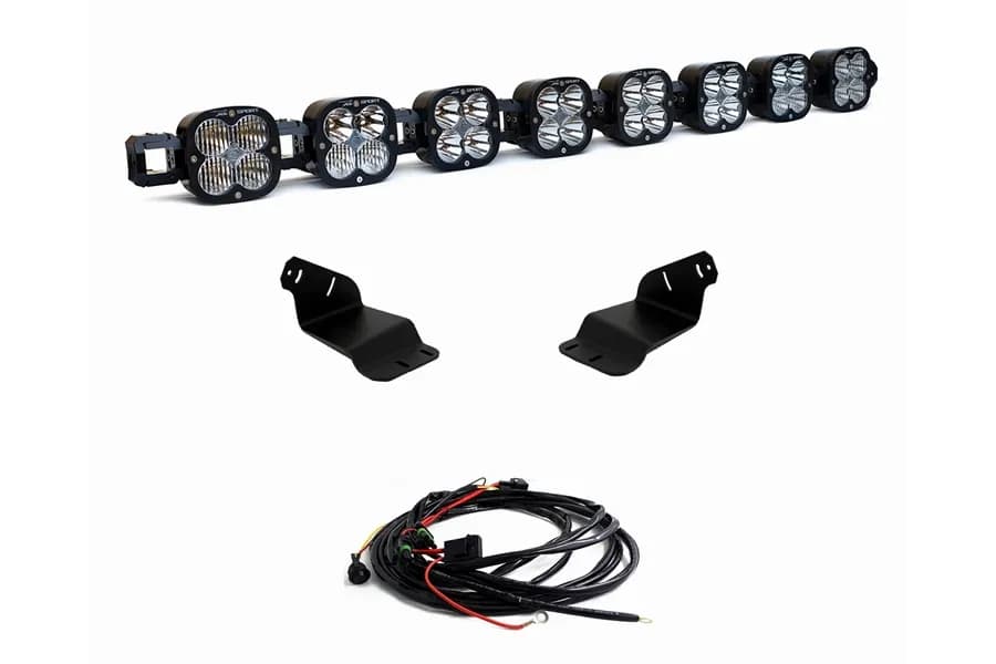 Bronco Roof Light Bar Kit 21-Up Ford Bronco 8 XL Linkable Baja Designs