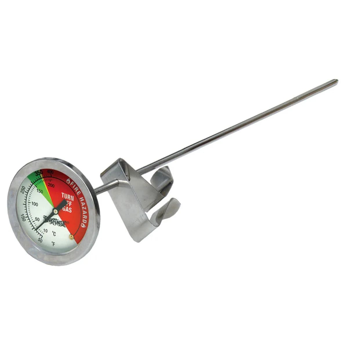 12in Fry Thermometer With Stem Clip