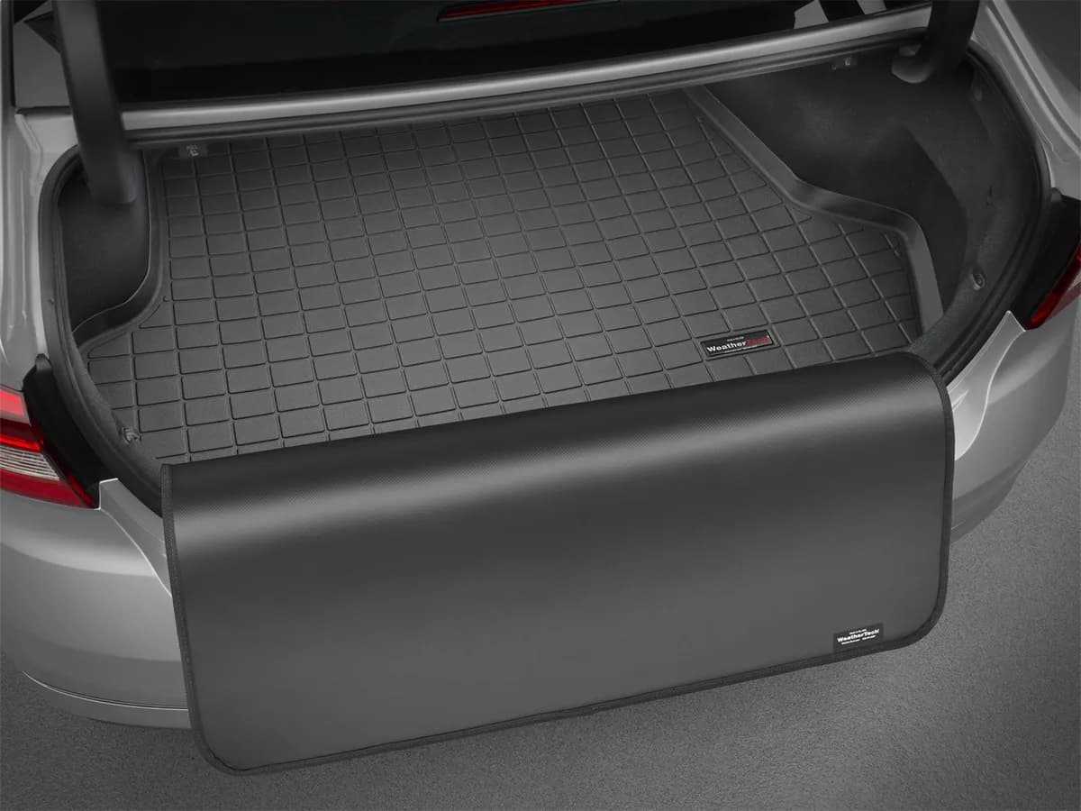 Cargo Liner w/Bumper Protector; Gray; Behind 2nd Row Seating;