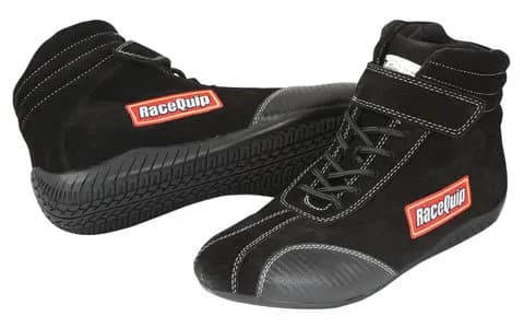 Euro Carbonl Series Race Shoes Sfi 3.3/ 5 Certified; Black Size 4.0
