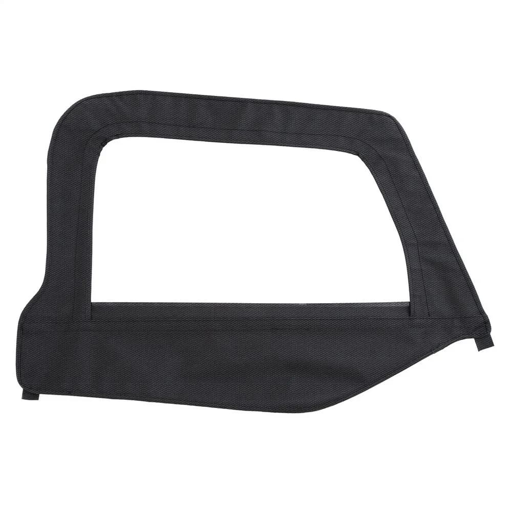 9706 Wrangler (Tj) Soft Top Door Skin w/ Frame Passenger Side Black Diamond