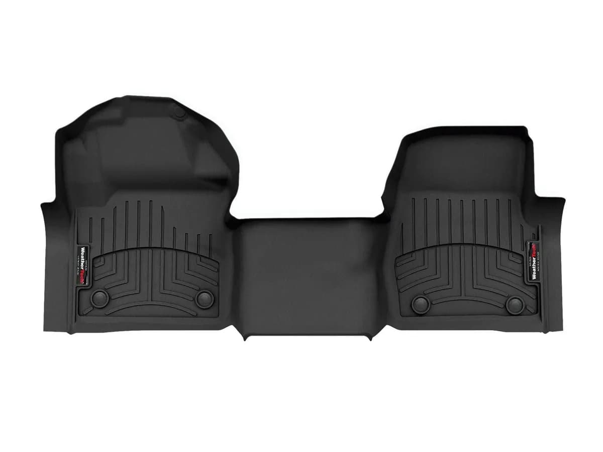 Black Front FloorLiner for Vinyl Floors - Over The Hump Ford F-250F-350F-450F-550 2023 - 2024