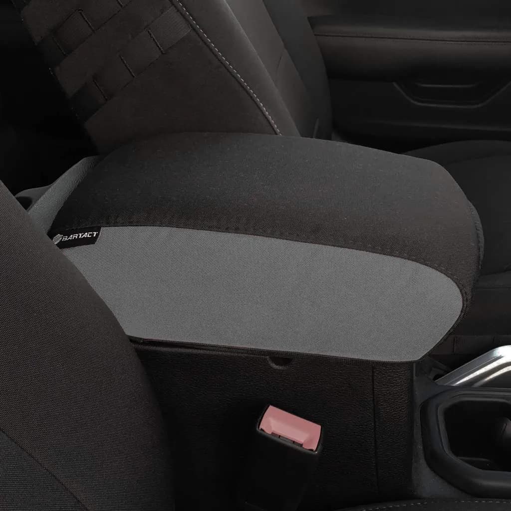 Jeep Center Console Cover Padded For 18-Up Wrangler JL Jeep JL/JLU Graphite Side/Black Top Bartact