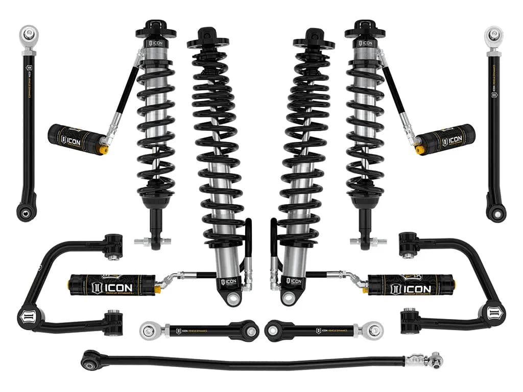 ICON 2021-2026 Ford Bronco, Sasquatch, 2-3" Lift, Stage 7 Suspension System, CDCV, Tubular, Heavy Rate Rear Springs