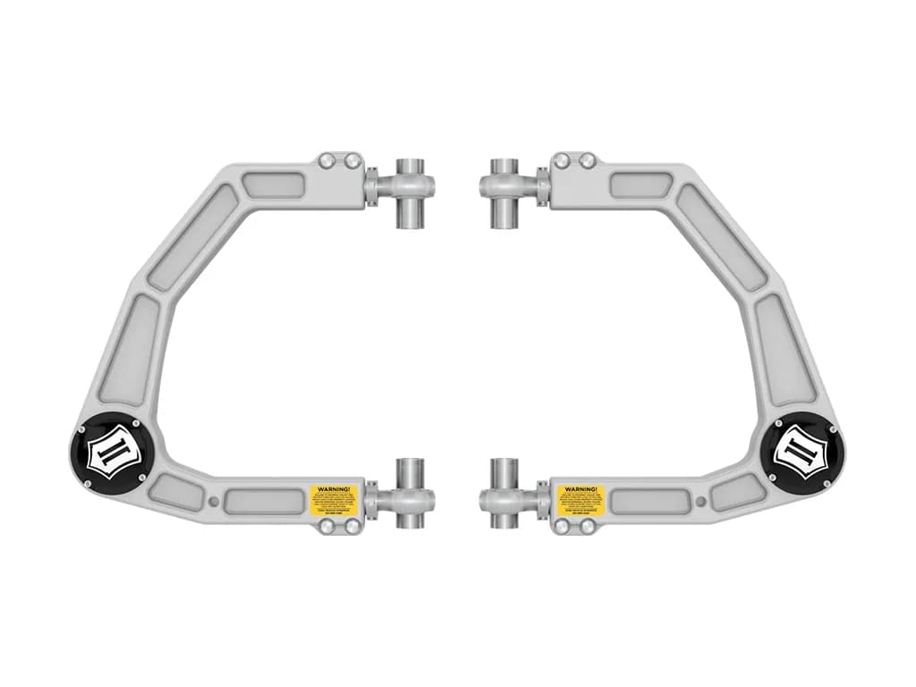 ICON 2024-2026 Toyota Tacoma/2024-2026 Toyota Land Cruiser 250 Series/2024-2026 Lexus GX550/2025-2026 Toyota 4Runner, Front, Billet Upper Control Arms w/ Delta Joint Pro
