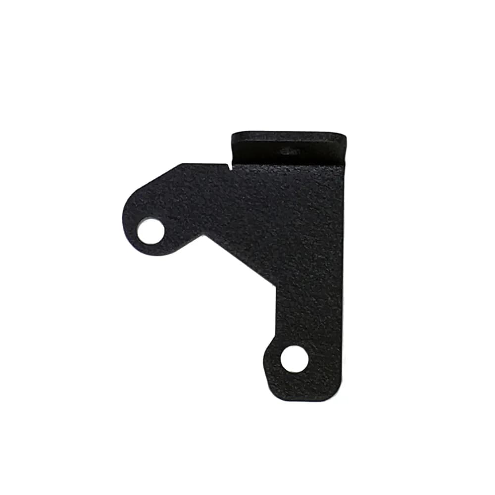 Quake LED - QBJ791 - Jeep JK Whip Light Mounting Bracket 2007-18 Wrangler JK Black Powdercoat for 2007-2017 Jeep Wrangler