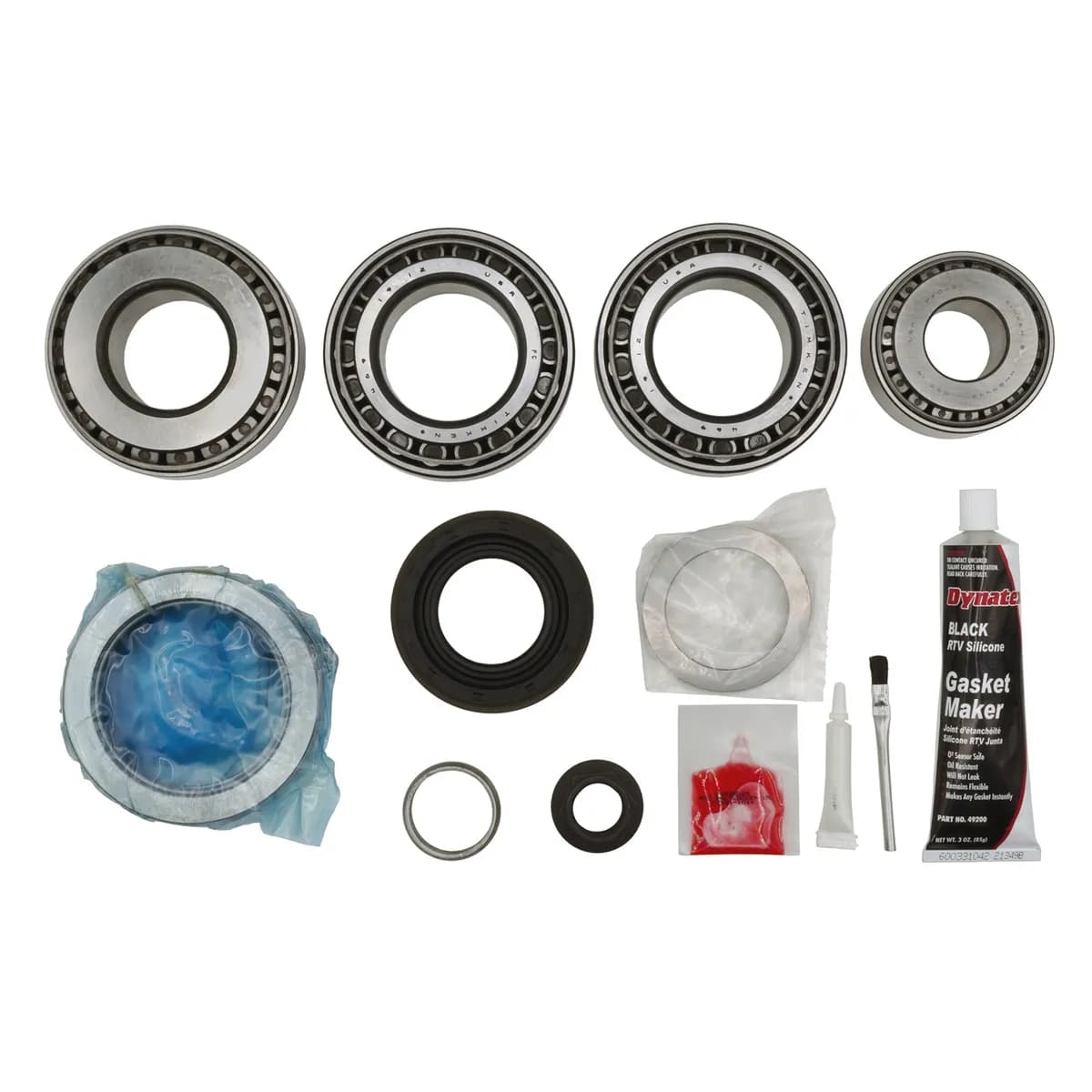 Eaton Master Differential Install Kit; Rear; Ford 10.50 in.; 12 Cover Bolts; 12 Ring Gear Bolts; 35 Axle Spline; 31 Pinion Spline; Standard Rotation; Fits 1999-2007 Applications;