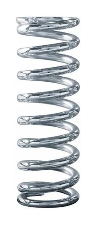 QA1 12CS175 Spring Chrome Silicon 2-1/2 Id 12-175 Lbs Chrome Plated