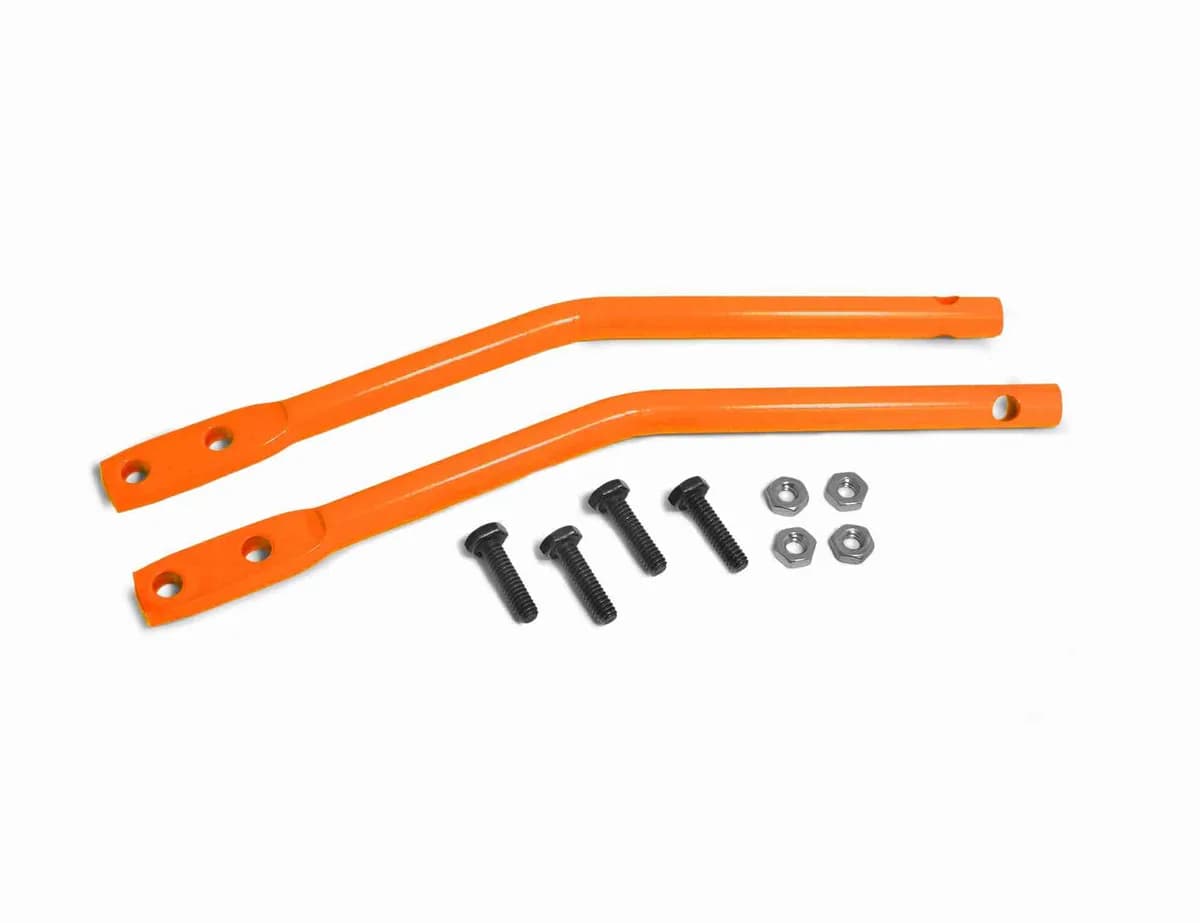 Steinjäger Doors Wrangler JL 2018 to Present Mirror Legs to Fit Tube Doors Fluorescent Orange
