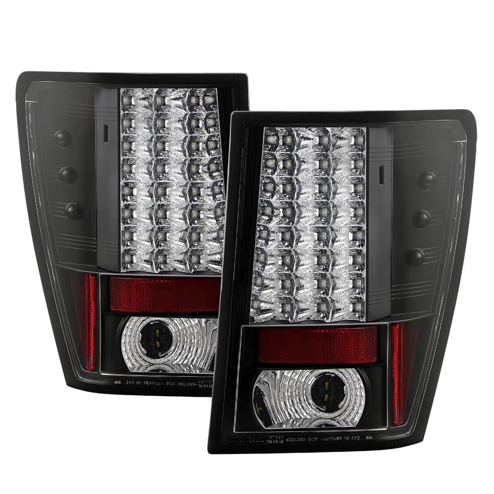 Spyder Jeep Grand Cherokee 07-10 LED Tail Lights - Black