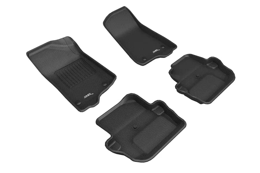 18c Wrangler 2door Black Kagu 1st Row 2nd Row 4pc