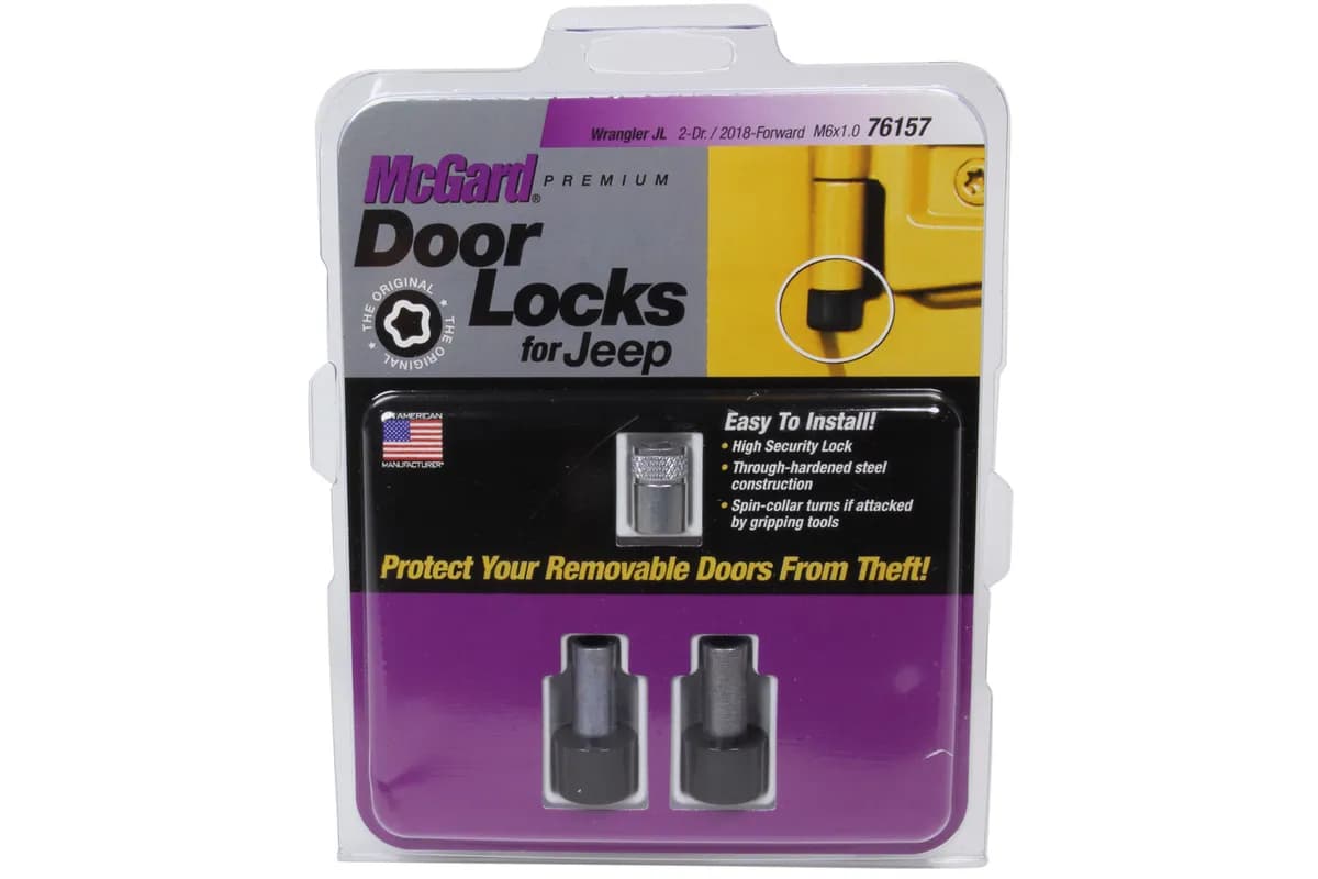 McGard 76157 Jeep Wrangler JL & Gladiator Door Locks - 2 Door