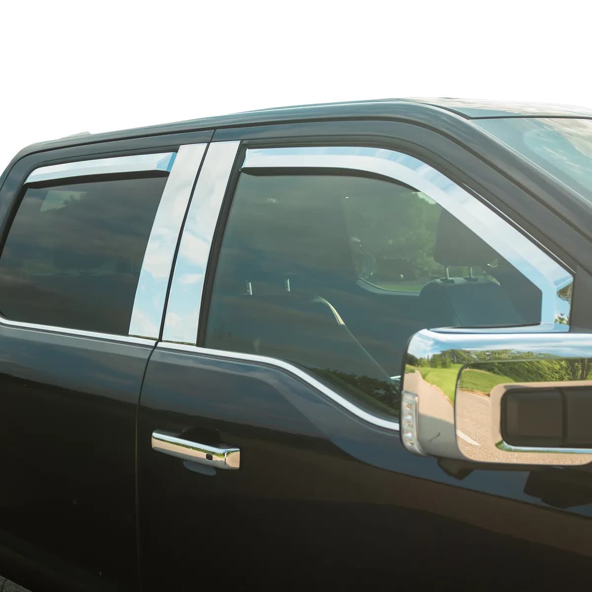 2000-2006 Chevy Tahoe (Front Only) Element Chrome Window Visor