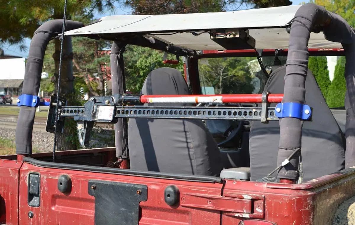 Steinjäger Recovery and Towing Wrangler TJ 1997-2006 High Lift Jack Mount Roll Bar Bare