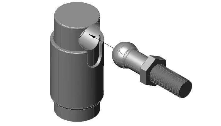 Steinjäger Quick Disconnect Plated Steel Cable Ball Joints M10 x 1.50 10 Pack