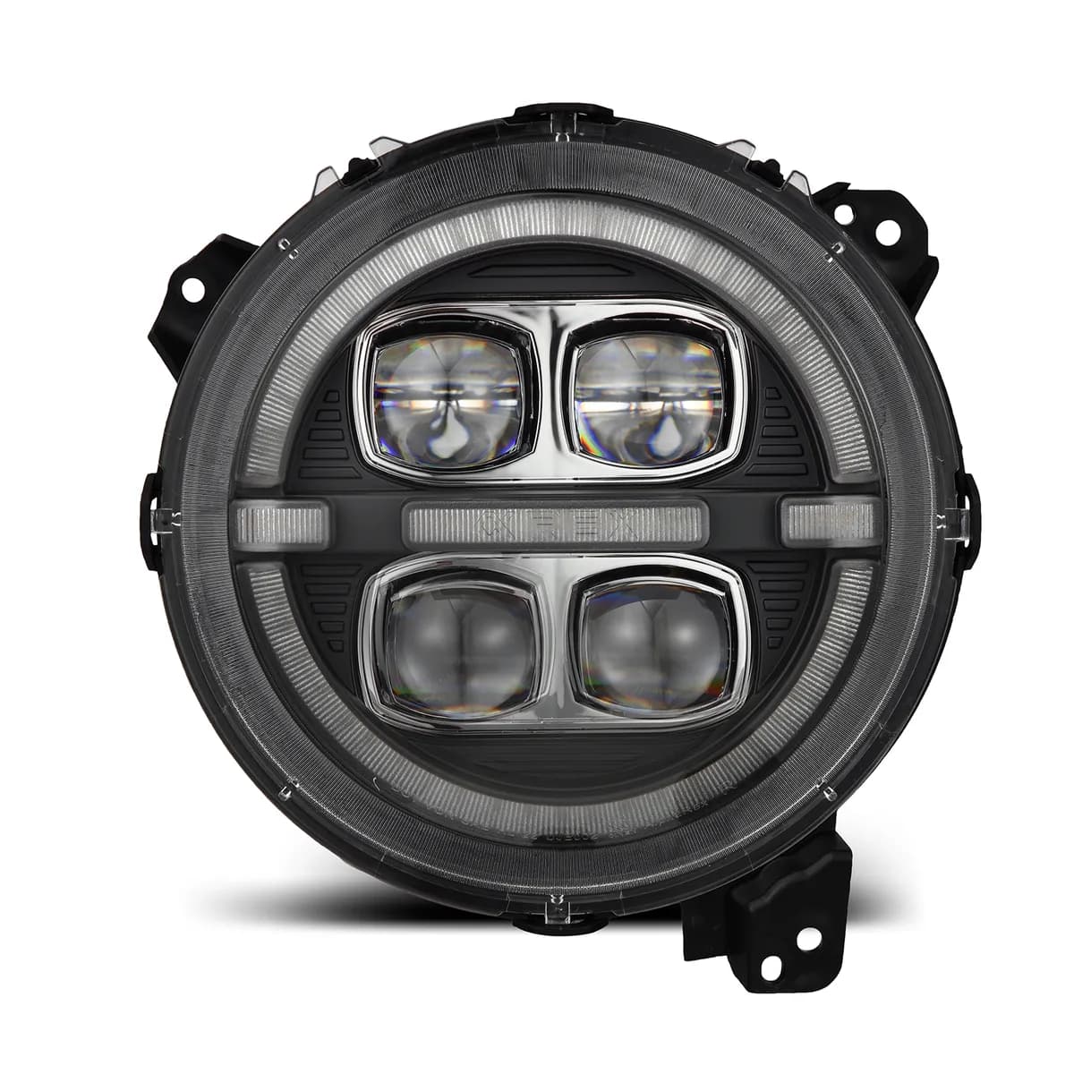 18c Wrangler Jl/Gladiator JT Nova LED Proj Hdlghts Black Pair