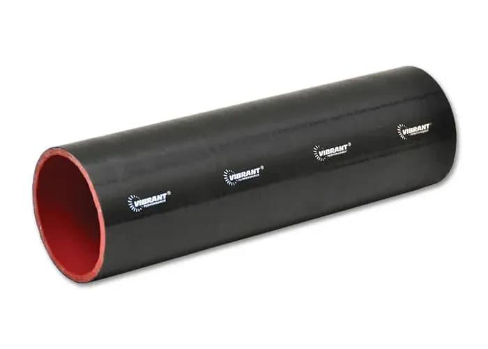 Straight Hose Coupler; 2 in. ID; 12 in. Length; 67 PSI Maximum Operating Pressure; 0.2 in. Wall Thickness; Black;